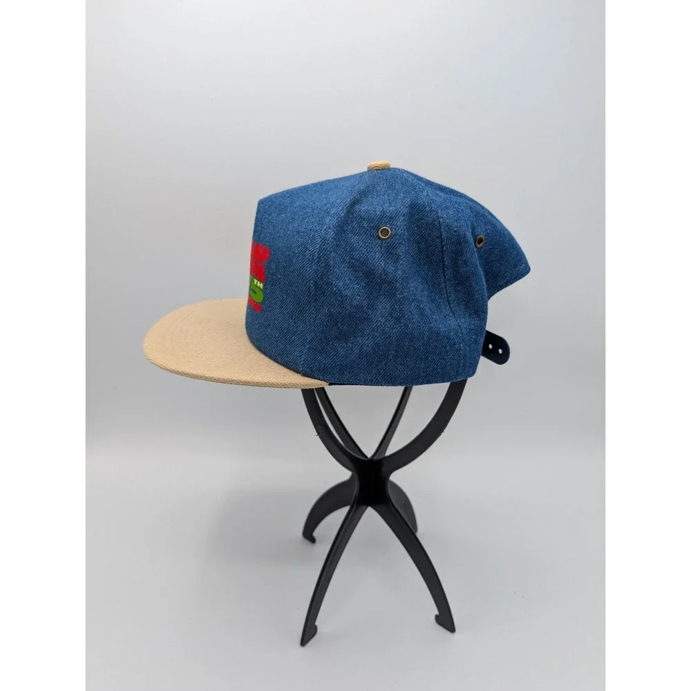 Vintage 1998 denim Camp Mitigwa 75th‎ anniversary SnapBack hat K Products